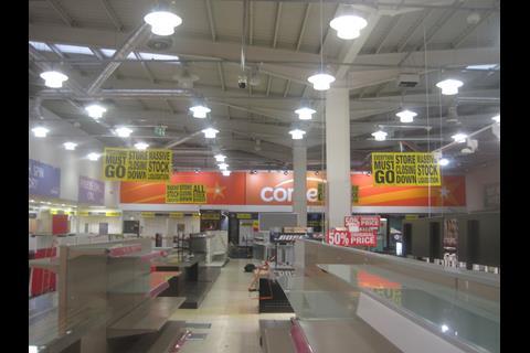 Comet's Tottenham Hale store closed today